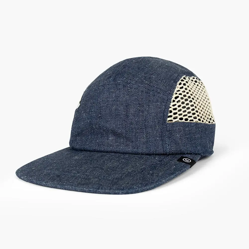 GOCap-LongBrim-Denim-LE-Indigo-M/L