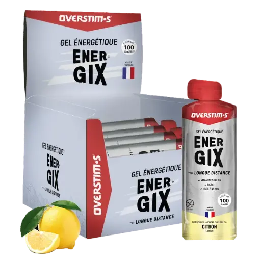 OVERSTIM.s ENERGIX Liquid Energy Gel | Flavor - Lemon | Display unit 36 gels