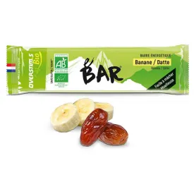 OVERSTIM.s Organic E-Bar Vegan Energy Bar | Flavor - Banana Dates | 1 bar