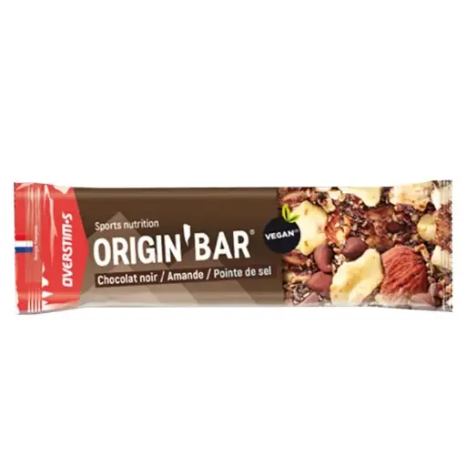OVERSTIM.s Organic E-Bar Vegan Energy Bar | Flavor - Chocolate, Cashew nuts | Gluten Free | 1 bar
